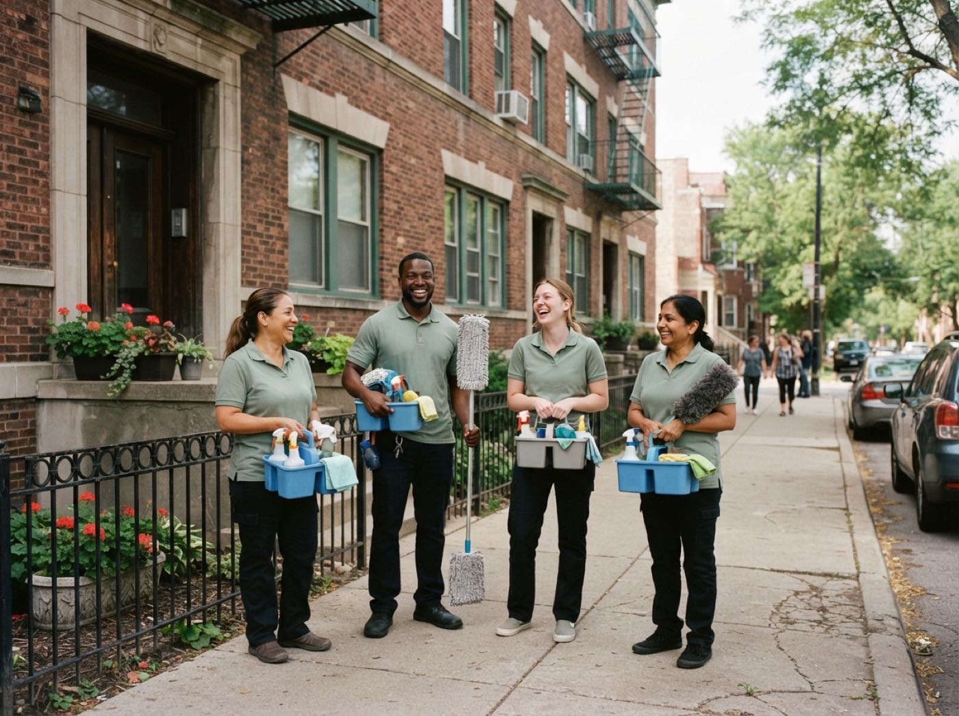 The Clara's Clean Co. team
